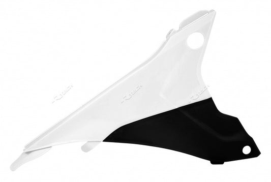 AIRBOX COVER EXC/EXC-F 125 13-15/WHITE-BLACK RIGHT/ SIX DAY 14-15