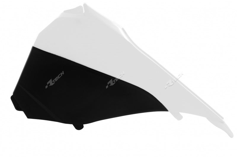 AIRBOX COVER LEFT / EXC/-F 125 &amp;+ 13-15/WHITE-BLACK SIX DAY 14-15 COLOR