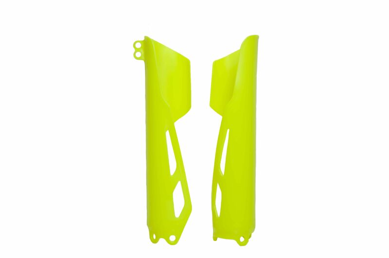 RACETECH fork protectors fluo yellow Honda CRF250R/450R