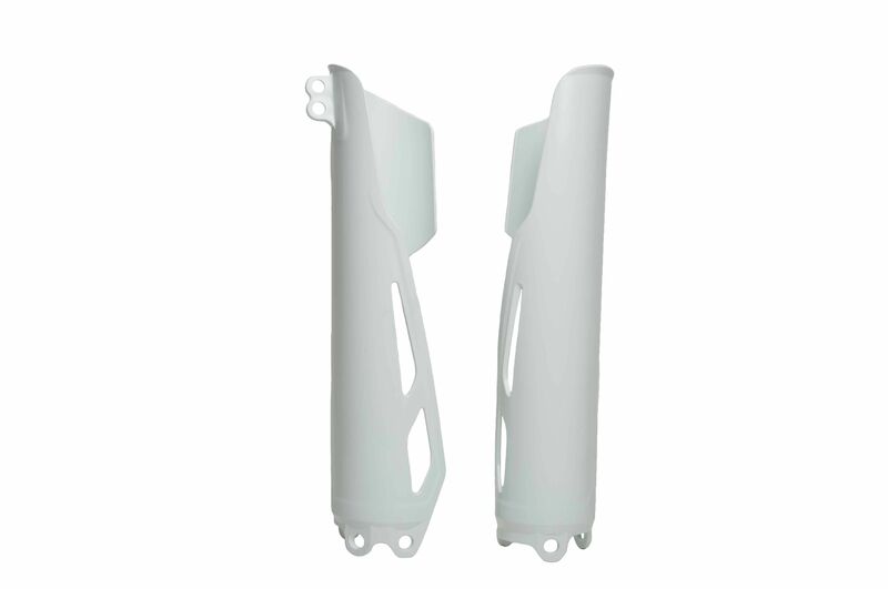 RACETECH fork protectors white Honda CRF250R/450R