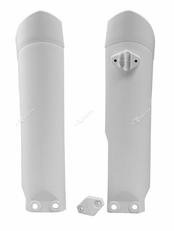 FORK GUARDS SX85'03-13 WHITE COLOR