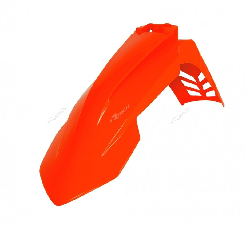 RACETECH geventileerd fluo oranje voorspatbord KTM