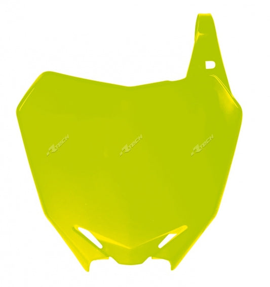 RACETECH front number plate fluorescent yellow Suzuki RM-Z250/450 