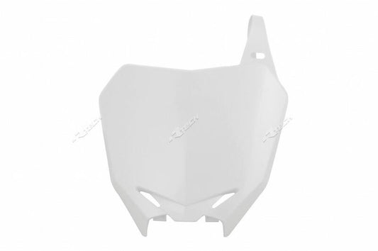 FRONT NUMBER PLATE RM-Z450 08-10 WHITE