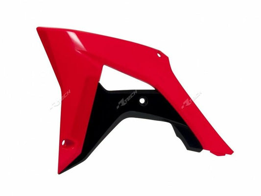 RACETECH radiator covers original color (2017) red/black Honda CRF450R 