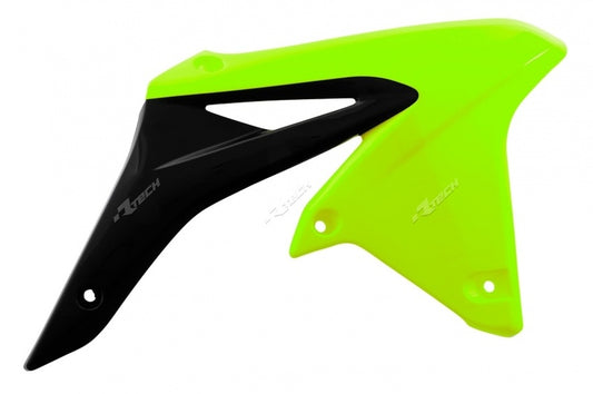 RACETECH radiatorbekledingen fluo geel/zwart Suzuki RM-Z250