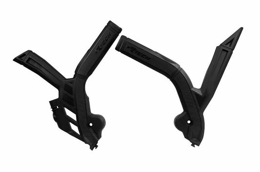 RACETECH Bi-material Frame Guard Black 