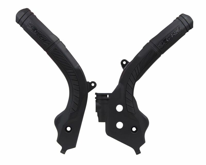 RACETECH Bi-material Frame Guard Black 