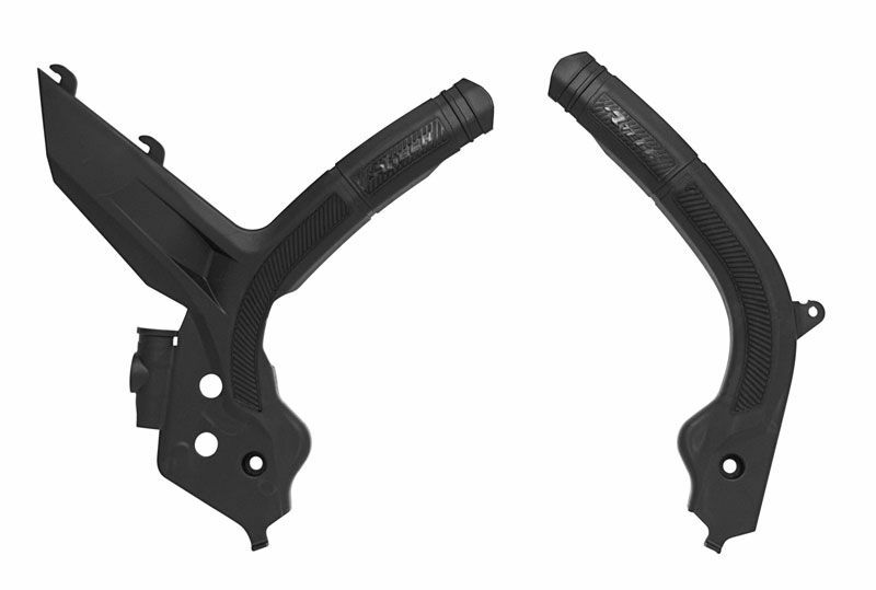 RACETECH Bi-material Frame Guard Black 