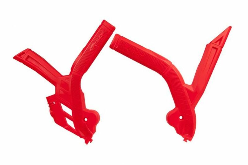 RACETECH Bi-material Frame Guard Red