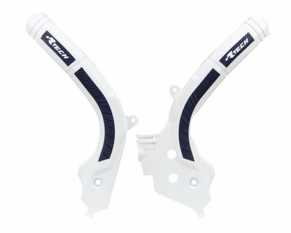 RACETECH Bi-material Frame Guard White/Black 