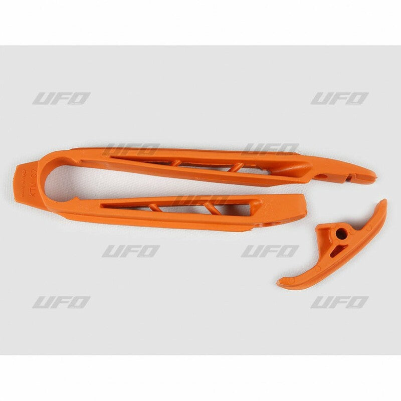 UFO Chain guide + lower chain guide orange KTM