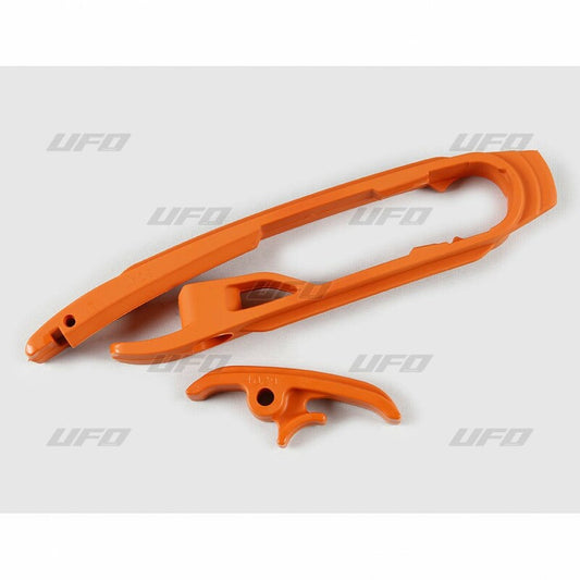 UFO Chain guide + lower chain guide orange KTM