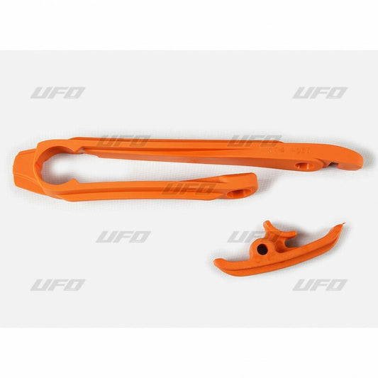 UFO Chain guide + lower chain guide orange KTM