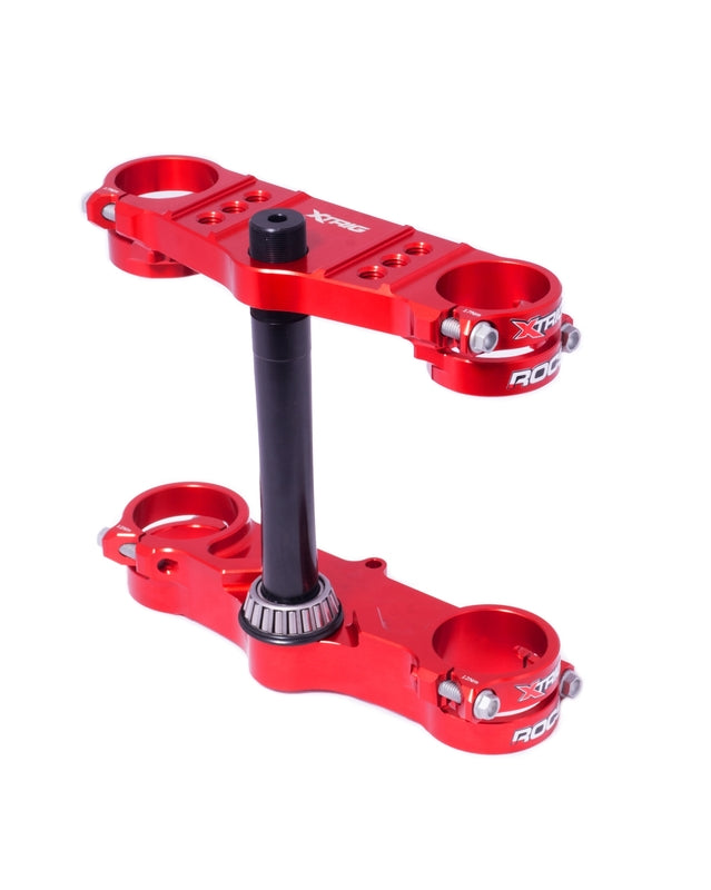 Triple clamp XTRIG ROCS Tech red Honda CRF250R/450R