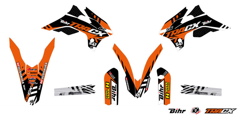 KUTVEK Tracx stickerset oranje KTM SX85