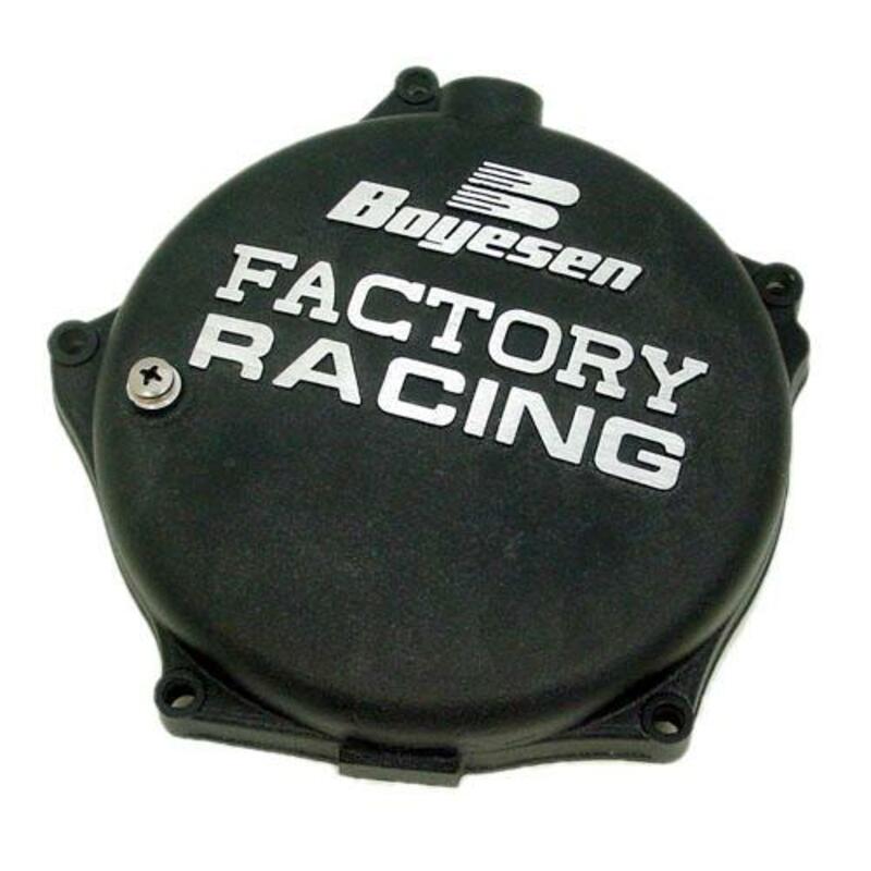 BOYESEN Factory Racing clutch cover black Kawasaki KX250F