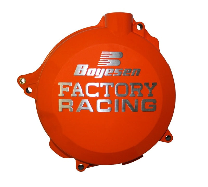 BOYESEN Factory Racing clutch cover orange KTM EXC125/200