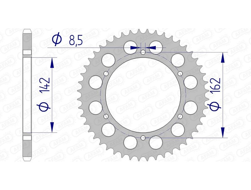 AFAM Aluminum rear sprocket 15305 - 520