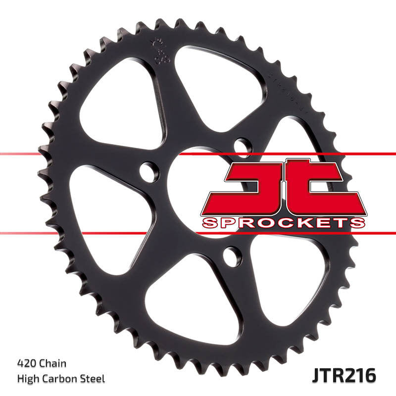 JT SPROCKETS Staal standaard achtertandwiel 216 - 420