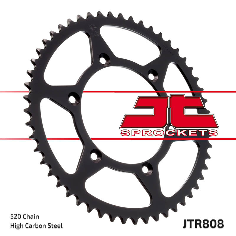 JT SPROCKETS Staal zelfreinigend achtertandwiel 808 - 520