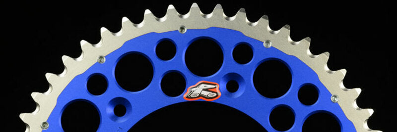 RENTHAL Twinring Aluminum ultra-light self-cleaning hard anodized rear sprocket HA - 520