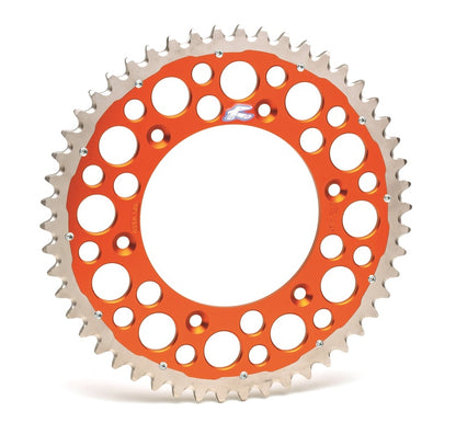 RENTHAL Twinring Aluminum ultra-light self-cleaning hard anodized rear sprocket HA - 520