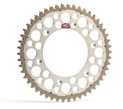 RENTHAL Twinring Aluminum ultra-light self-cleaning hard anodized rear sprocket HA - 520