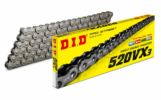 DID 520VX3 X-Ring Chain 520 