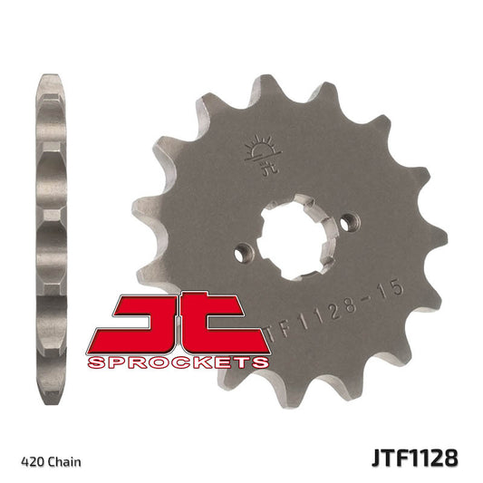 JT SPROCKETS Steel standard front sprocket 1128 - 420 