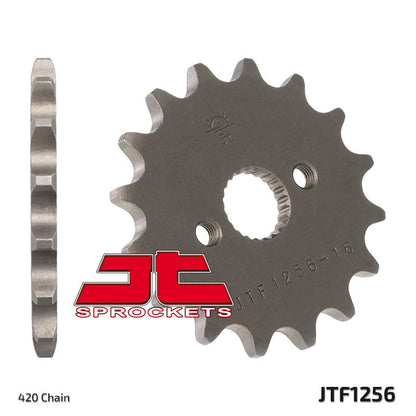 JT SPROCKETS Staal standaard voortandwiel 1256 - 420