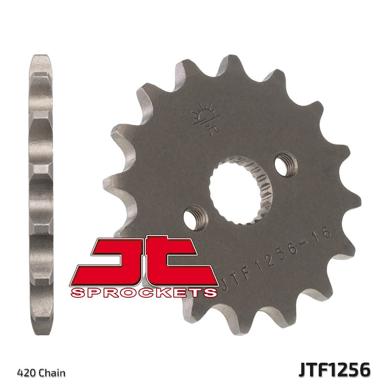 JT SPROCKETS Staal standaard voortandwiel 1256 - 420