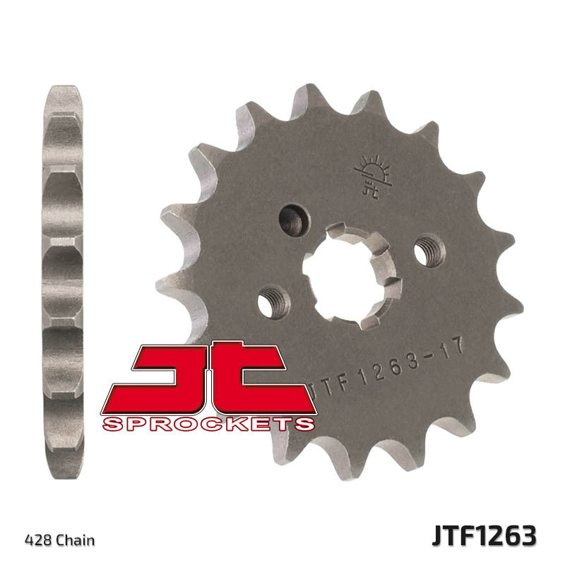 JT SPROCKETS Staal standaard voortandwiel 1263 - 428