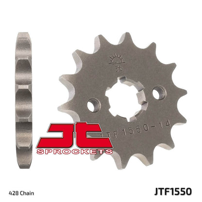 JT SPROCKETS Steel Standard Front Sprocket 1550 - 428