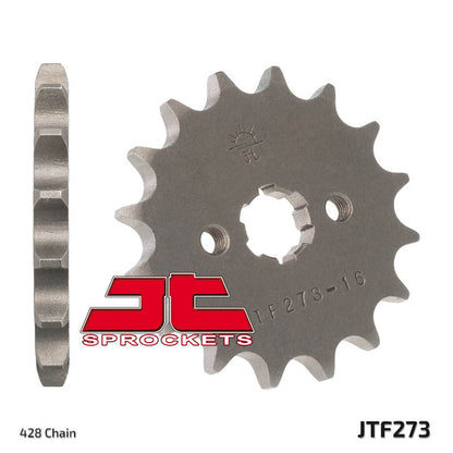 JT SPROCKETS Staal standaard voortandwiel 273 - 428