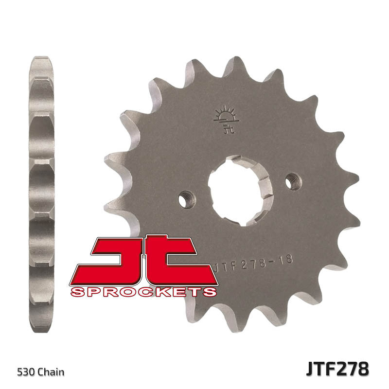 JT SPROCKETS Staal standaard voortandwiel 278 - 530