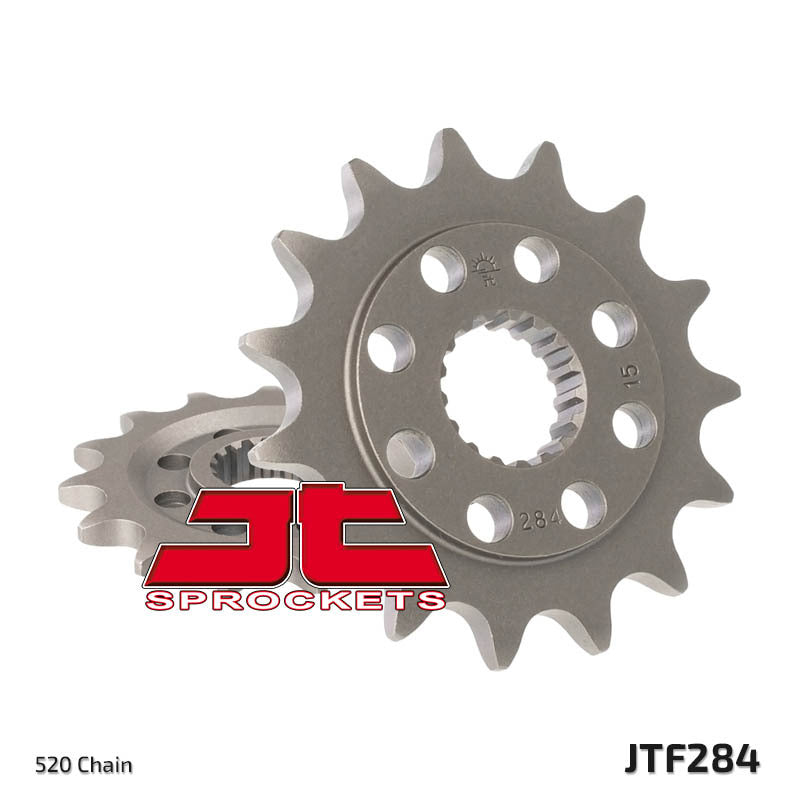 JT SPROCKETS Staal zelfreinigend voortandwiel 284 - 520