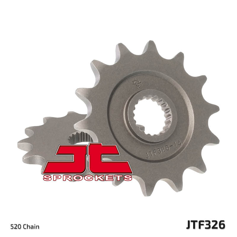 JT SPROCKETS Staal standaard voortandwiel 326 - 520