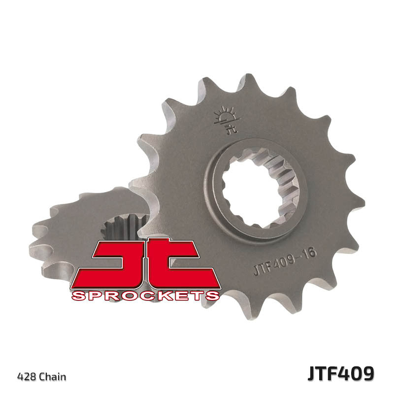 JT SPROCKETS Steel standard front sprocket 409 - 428 