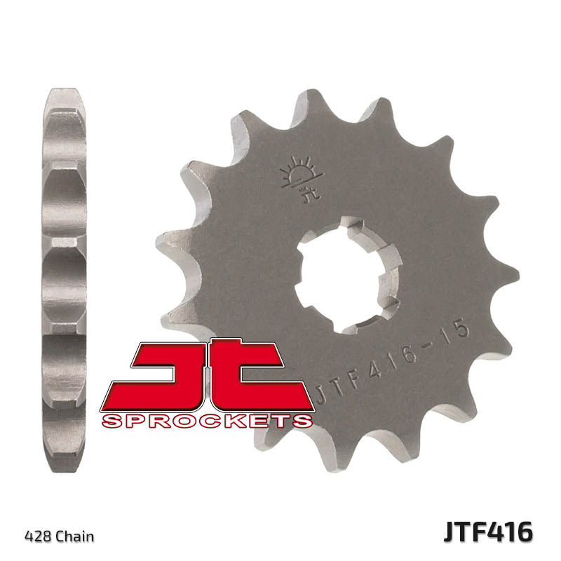 JT SPROCKETS Staal standaard voortandwiel 416 - 428