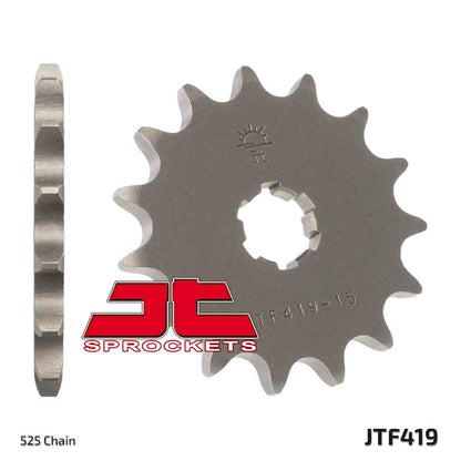 JT SPROCKETS Steel standard front sprocket 419 - 525 