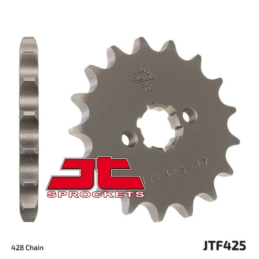 JT SPROCKETS Steel standard front sprocket 425 - 428 