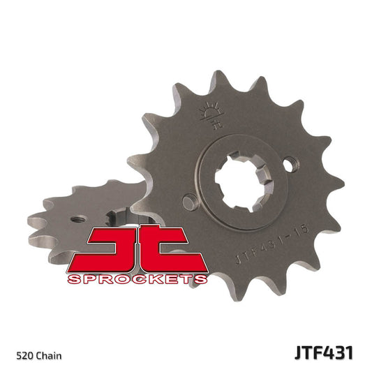 JT SPROCKETS Steel standard front sprocket 431 - 520 