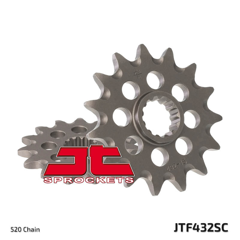 JT SPROCKETS Steel self-cleaning front sprocket 432 - 520