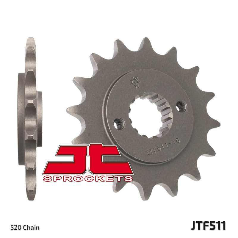 JT SPROCKETS Staal standaard voortandwiel 511 - 520