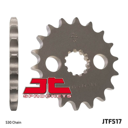 JT SPROCKETS Staal standaard voortandwiel 517 - 530