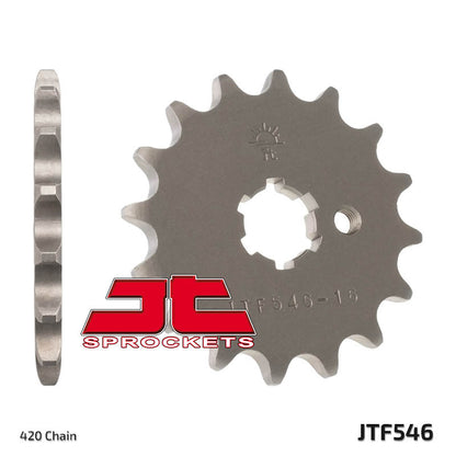 JT SPROCKETS Staal standaard voortandwiel 546 - 420