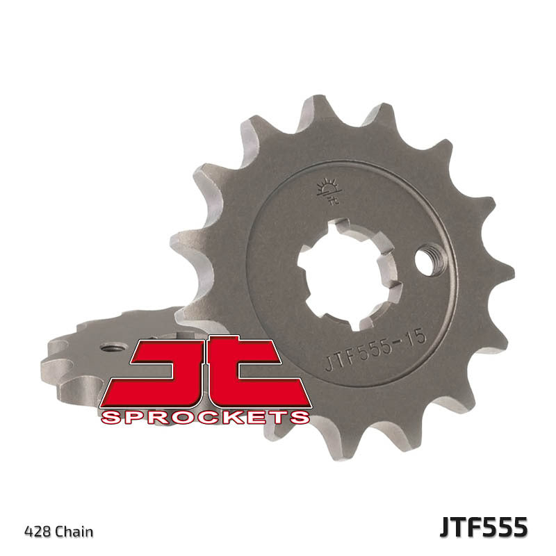 JT SPROCKETS Staal standaard voortandwiel 555 - 428