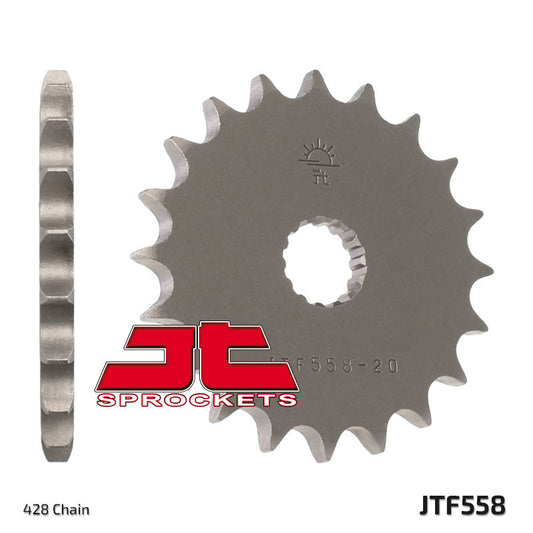 JT SPROCKETS Steel standard front sprocket 558 - 428 