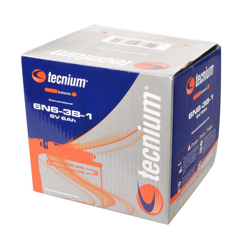 TECNIUM Accu Conventioneel met zuurpakket - 6N6-3B-1